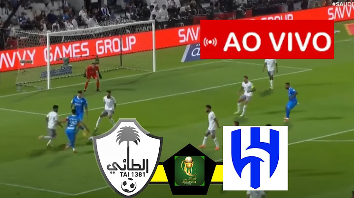 AL-TAI x AL-HILAL AO VIVO I COPA DO REI SAUDITA 2024 I JOGO AO VIVO