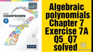 oxford new countdown book 7 third edition || chapter 7 || Exercise 7A || Q5_Q7 solved