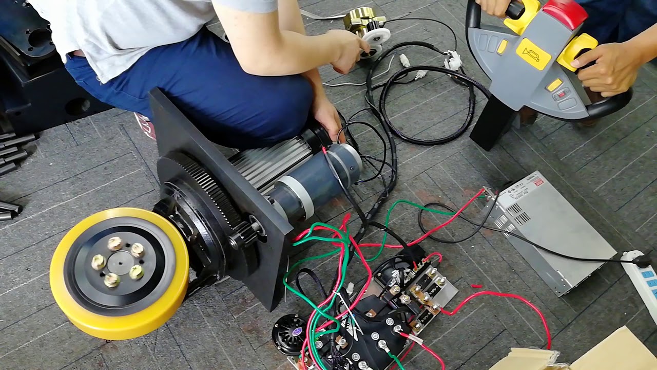 TZBOT 2500 vertical drive wheel forklift eletrical control system