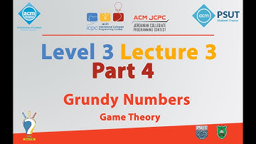 Grundy Numbers | Level 3 Lecture 3 Part 4 - JCPC Summer Training 2018