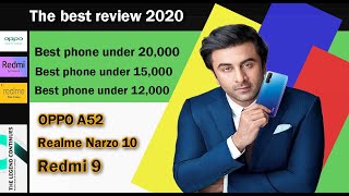 Redmi 9 vs Realme Narzo 10 | Comparison  Oppo vs Realme | Top 3 phones 2020