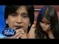 Most emotional goodbye ever on a talent show parleen gill is voted off with tears on indian idol