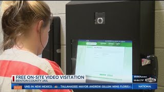 Benton County Jail Offers Free On-Site Video Visitation (KNWA)