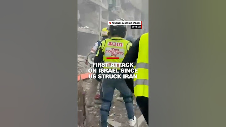 First attack on Israel since US struck Iran