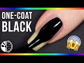 The BEST Black Nail Polish - Only ONE Coat😍