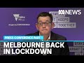 Melbourne to go back into full lockdown as state records highest coronavirus daily cases | ABC News