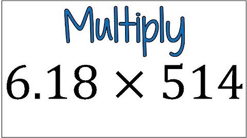 How to Multiply a Decimal by a 3-Digit Whole Number