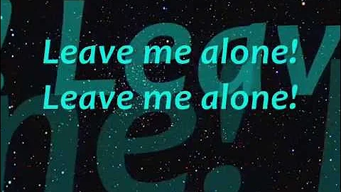 Michael Jackson - Leave me alone Lyrics