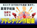 東北大学医学部薬理学講義シリーズ・薬理学総論−31:アドレナリン作用薬