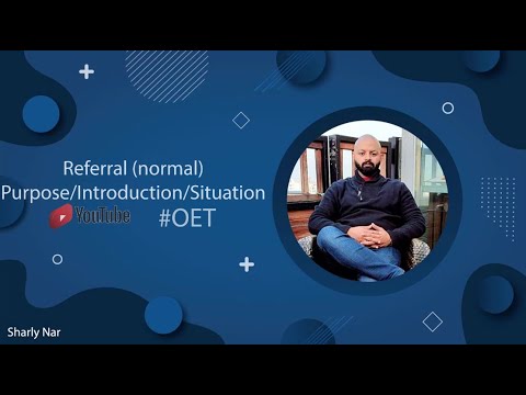 Referral (normal) Purpose/Introduction/Situation