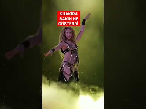 Shakira bakın ne gösterdi #shorts #shakira shakira dans ediyor