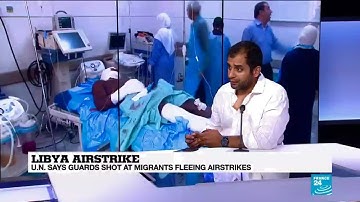 Libya detention centres "like hell" for migrants