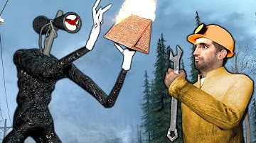 Cartoon SIREN HEAD Destroyed Our Base! - Garry