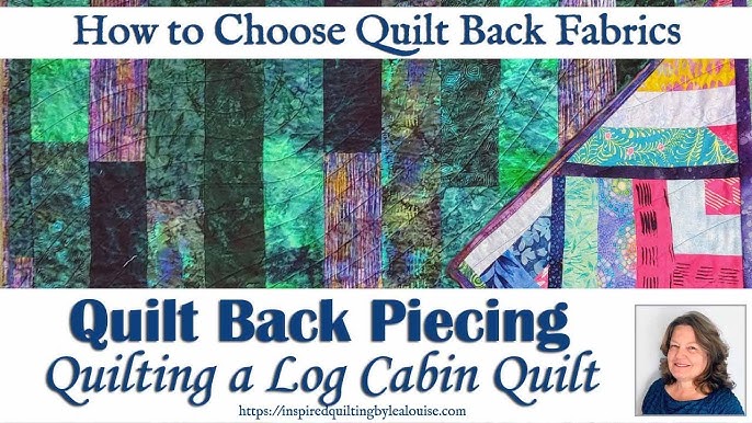 How to Choose the Best Backing Fabric for Quilting - Thread Sketching in  Action