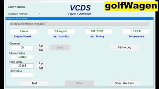 VCDS Starting fuel quantity increase VW Audi /1.9TDI alh/