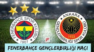 Fenerbahçe Gençlerbirliği Hazırlık Maçı - Gençlerbirliği Fenebahçe Maçı - Fb Gençlerbirliği Maçı