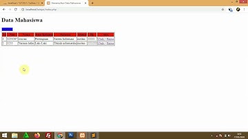 WEB#Part3 : Cara ubah data dengan php mysqli
