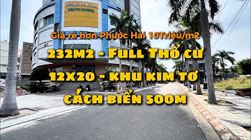🌈🌈 QUÁ ĐẸP - VỊ TRÍ ĐẮC ĐỊA NGAY TRUNG TÂM KHU KIM TƠ XÃ PHƯỚC TỈNH LÔ GÓC 2MT SIÊU ĐẸP ĐẦU TƯ