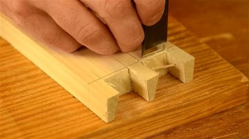 How to Cut a DOVETAIL JOINT with Hand Tools | 8 Simple Steps
