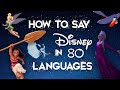 Non/Disney Songs in 80 Languages