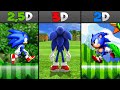 Splash Hill Zone - From 2D to 3D Comparison!
