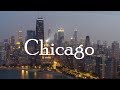 Aerial Chicago in 4k - From Sunrise to Dusk