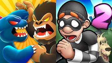 Robbery Bob 2 Vs Kaiju Run Gameplay Eps 8