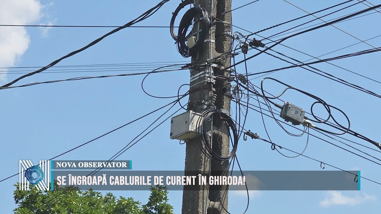 Se îngroapă cablurile de curent în Ghiroda!