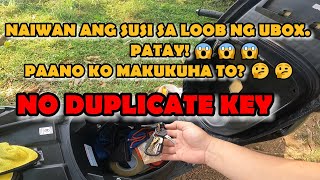 PAANO BUKSAN ANG UBOX OR UPUAN NG HONDA CLICK 125i KAHIT WALANG SUSI | NAKALIMUTAN ANG SUSI SA UBOX