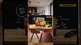 Digital Burger Menu Templates -#7
