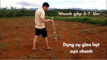 Review Dụng cụ gieo hạt nhanh của Thành Phát giúp bà con gieo trồng cực nhanh và tiện lợi