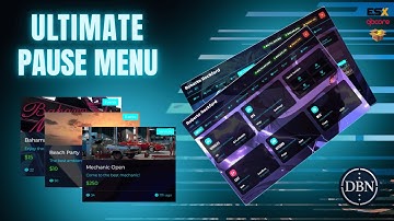 (FiveM script) ULTIMATE PAUSE MENU [ESX/QB/QBOX]