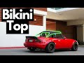 Miata Bikini Top Install | And It Doesn't Cost $600 | GJR Racing Keeni Top