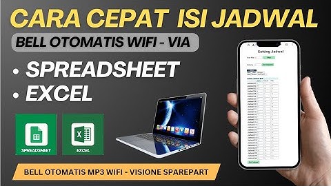 SETING MUDAH BEL SEKOLAH OTOMATIS BEL PABRIK OTOMATIS BEL KANTOR OTOMATIS MENGGUNAKAN HAPE LAPTOP