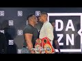 ANTHONY JOSHUA GOES AFTER BIG BABY MILLER AFTER TRASH TALK IN NEW YORK! FIGHTERS GO BACK & FORTH!