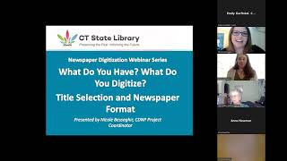 Newspaper Digitization: What Do You Have? What Do You Digitize? Newspaper Format & Title Selection
