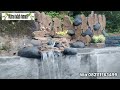 Pembuwatan kolam ikan relip tebing