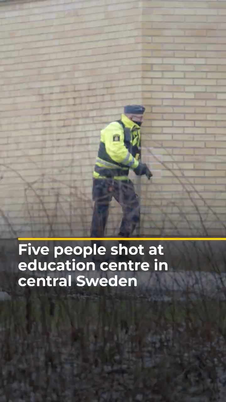 Five people shot at education centre in central Sweden | AJ #shorts