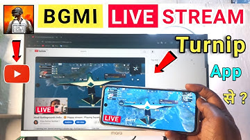 How to Live Stream BGMI Game From Turnip App in 2025 | bgmi game turnip App se live kaise kare