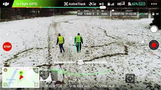 Работа режима Active Track на DJI Phantom 4 pro