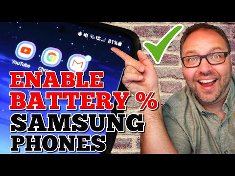 How to Show Battery Percentage on Samsung Phones - Android