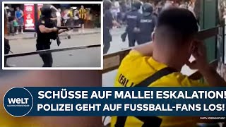 MALLORCA: Schüsse am Ballermann! Fußball-Party eskaliert! Polizei geht auf Fans von Aachen los!