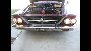 1963 Chrysler 300 J    413 Crossram start up