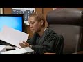 Judge Vonda Evans sentences a mother who tortured and murdered her own daughter