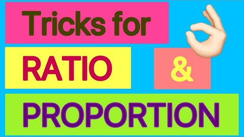 RATIO PROPORTION | Ratio | Proportion | What is Ratio | What is Proportion | How to calculate ratio