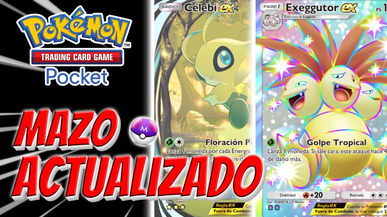 Nuevo MAZO de Exeggutor Ex y Celebi Ex con el extracto de maduracion ...