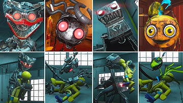 ALL NEW JUMPSCARES 1ST vs 3RD person #2 - Project: Playtime