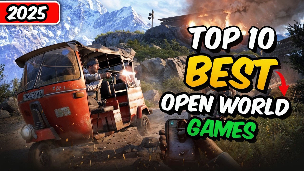 TOP 10 Best Open World Games You MUST Play🤩 - YouTube