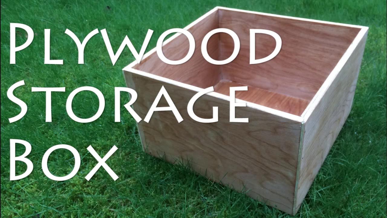 Making a Simple Wooden Storage Box  A Woodworkweb woodworking video 