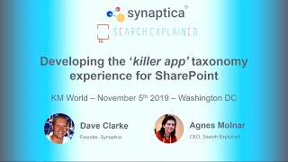 Keynote - Delivering Killer App Taxonomy Experience In SharePoint Office 365